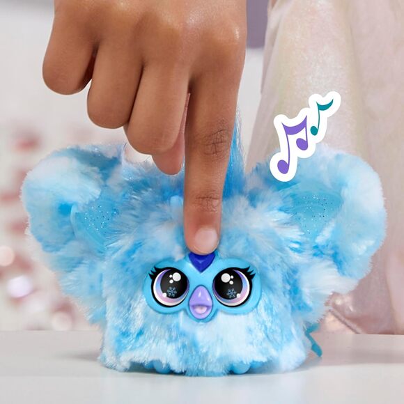 Furby Furblets SNO Way Holiday Edition Mini Plush Toy Sounds Interactive Pet - Picture 2 of 12